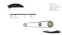 Imagen de KIT COMPLETO DISTRIBUCION CADENA HYUNDAI HB20/VELOSTER 1.6